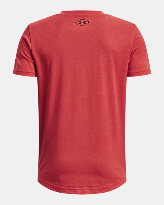Jongensshirt UA Sportstyle Logo met korte mouwen, Red, pdpMainDesktop image number 1